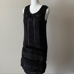 Anna Sui Black Cocktail Dress